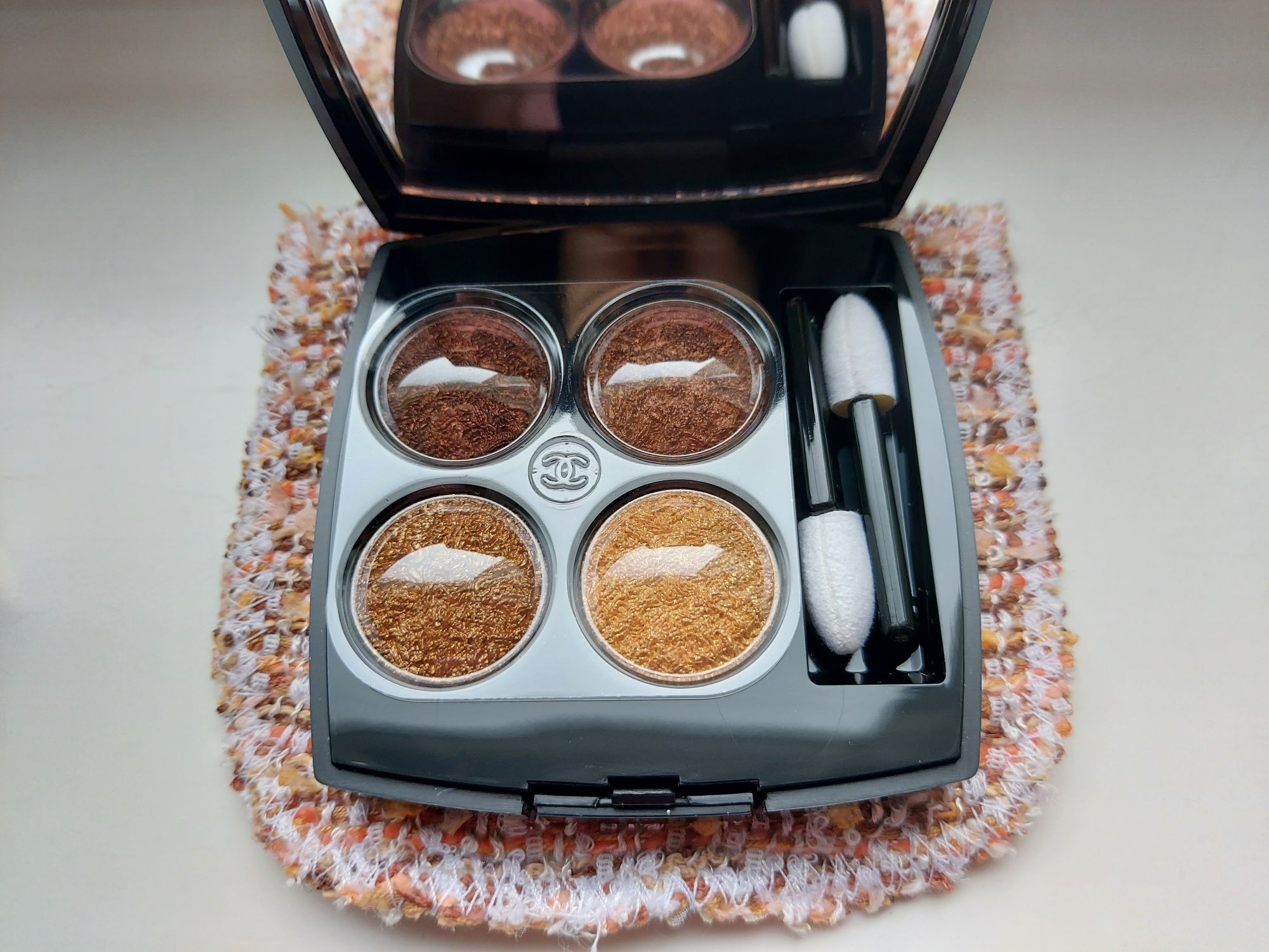 Cienie Chanel Les 4 Ombres 01 Tweed Cuivre Limited Edition paleta