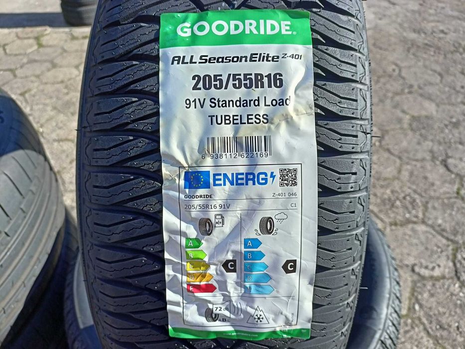 205/55r16 Goodride całoroczne Nowe 1szt Para Komplet Montaż Grati N163