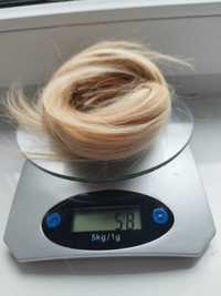 Włosy Słowiańskie naturalne blond nanoringi fryzjerskie lux 58 g 50 cm