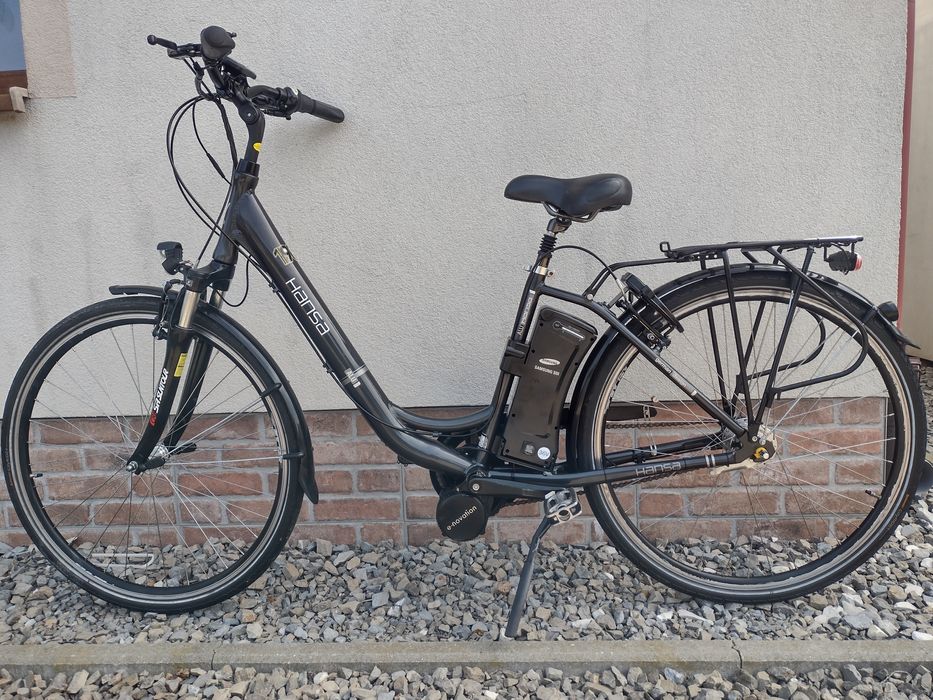 Rower elektryczny Germany Hansa koło 28, rama 46 cm W ładnym stanie