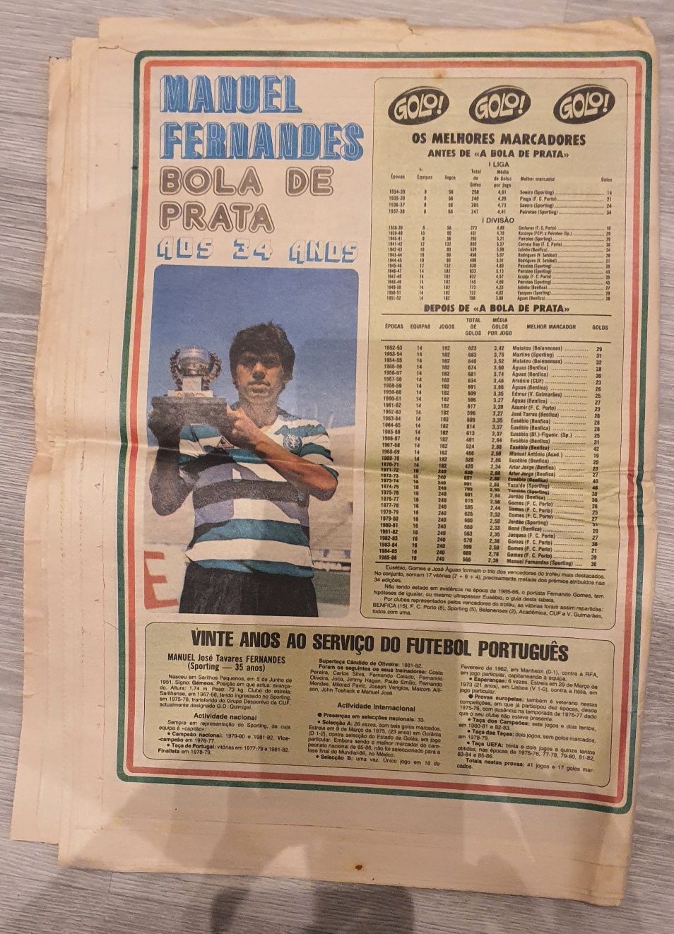 Cadernos de bola 85 86 raro e completo jornal antigo