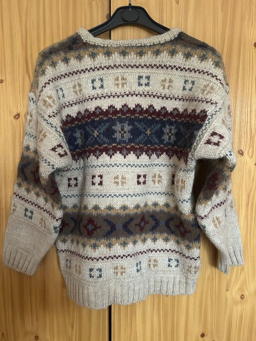 Camisola de malha vintage masculina.