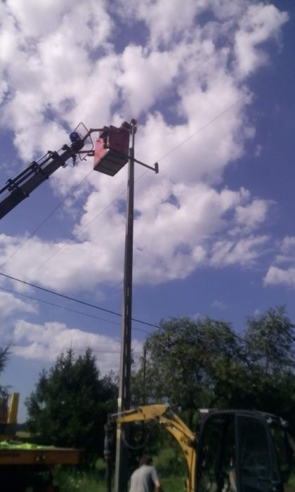 transformator elektryk energetyka zasilanie plac budowy odgrom sieć nn