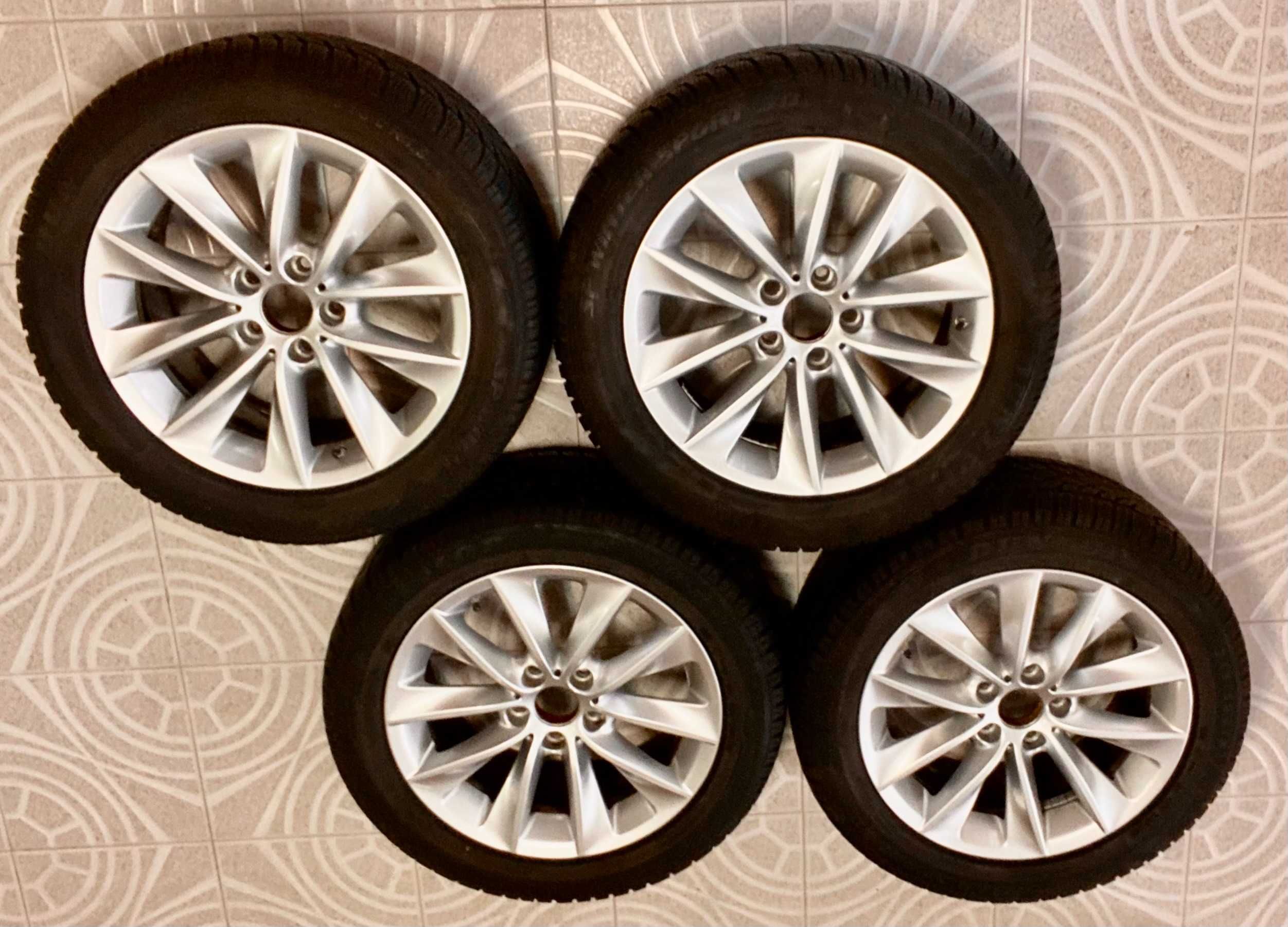 4 Jantes BMW 18 Originais c/ Pneus Dunlop Sport SP RunFlat 245/50/R18