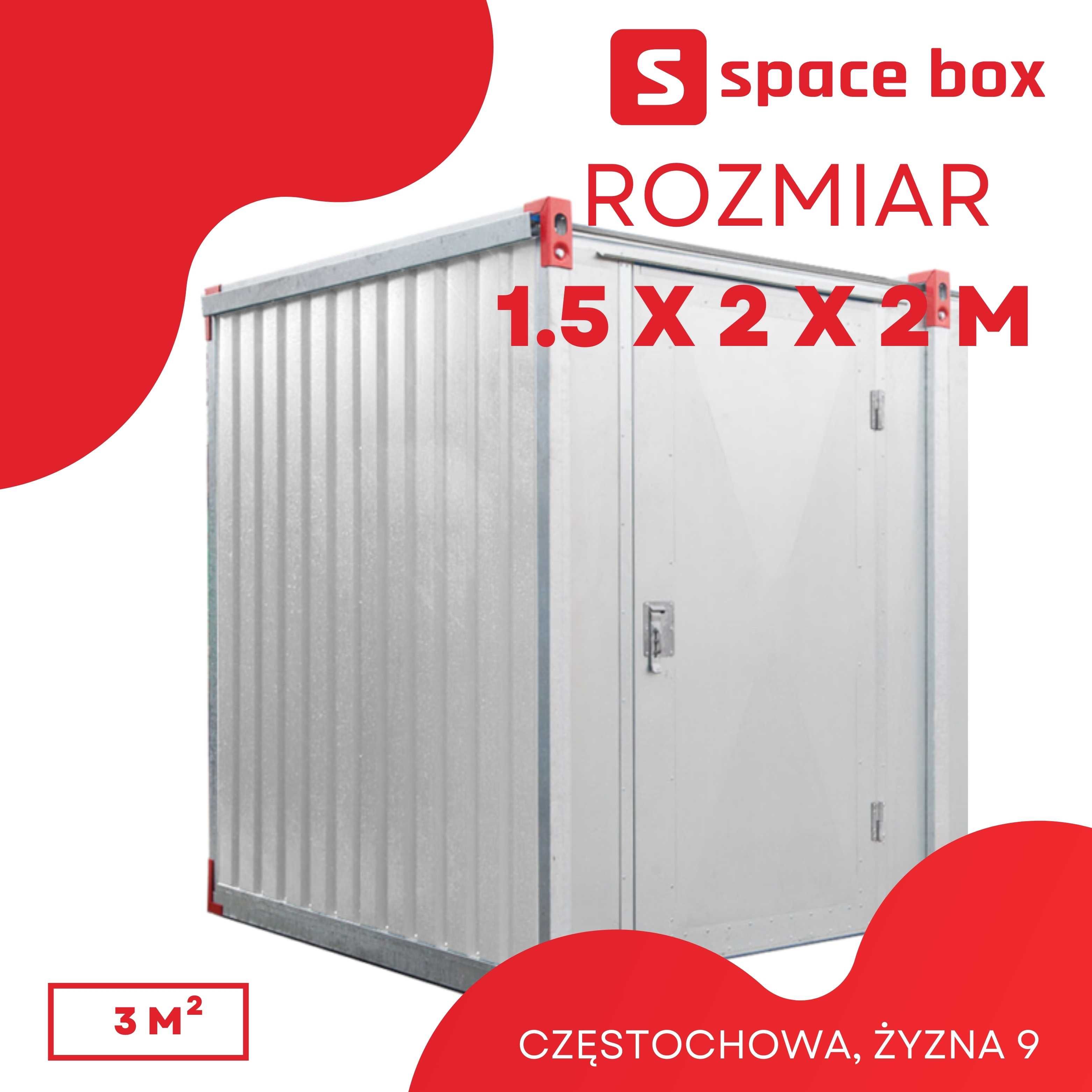 Mały magazyn samoobsługowy kontener do wynajęcia 3m2 Częstochowa BOX