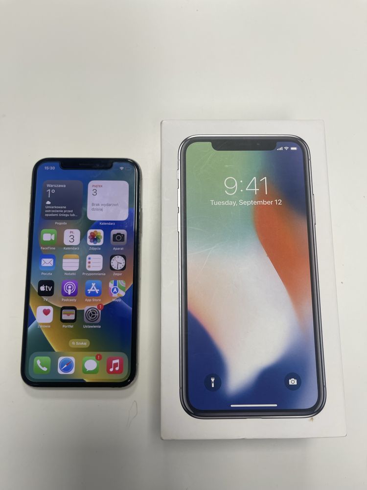 Iphone X 64GB oryg z pudelkiem