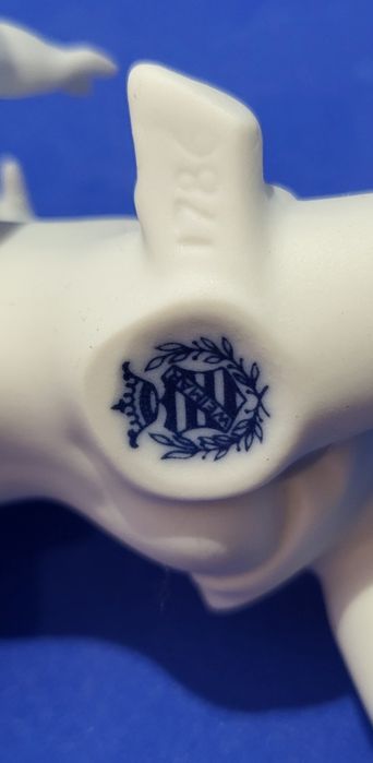 Рідкісна старовинна фарфорова статуетка фігурка ангел weimar  meissen