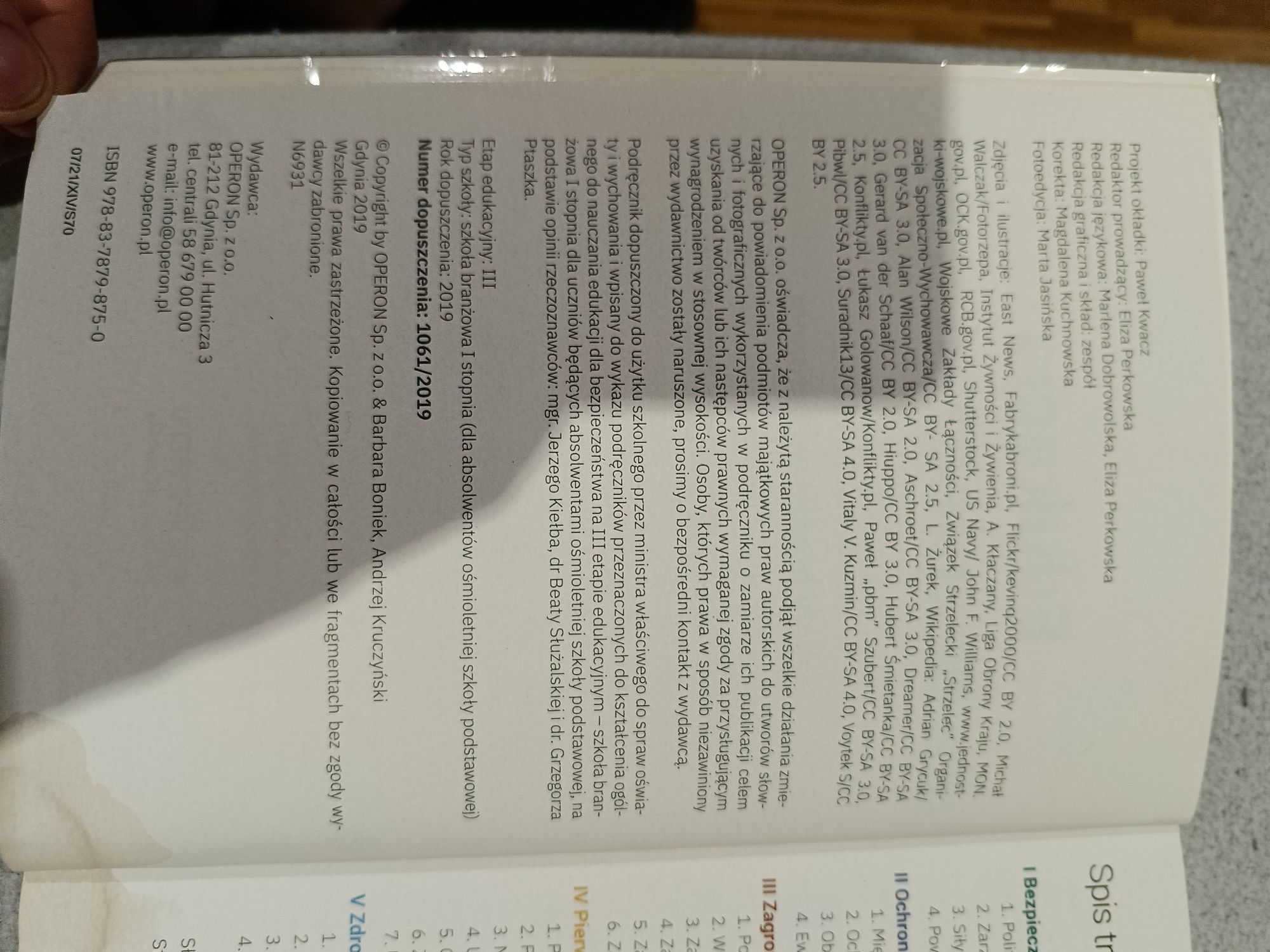 Edukacja dla bezpieczeństwa szkoła branżowa operon