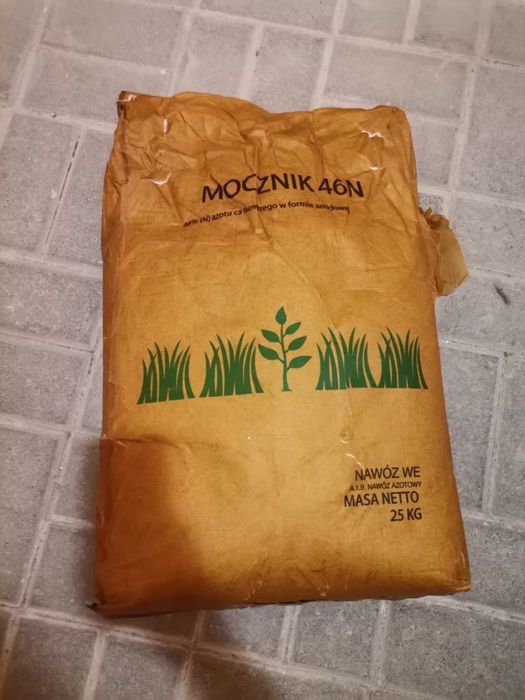 Nawóz, mocznik N46, worek 25 kg, przesyłka w cenie