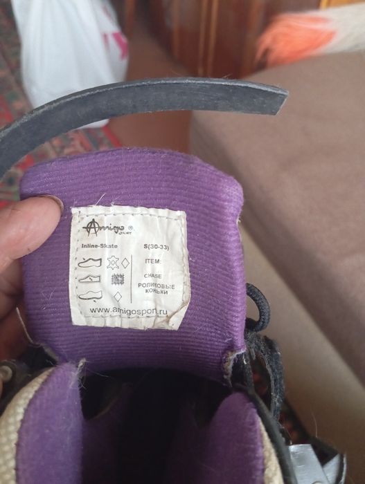 Роликовые коньки для девочки размер S(33-35)