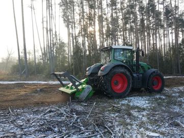 Karczowanie, Wycinka, Rekultywacja, Mulczer Leśny, usuwanie tarniny