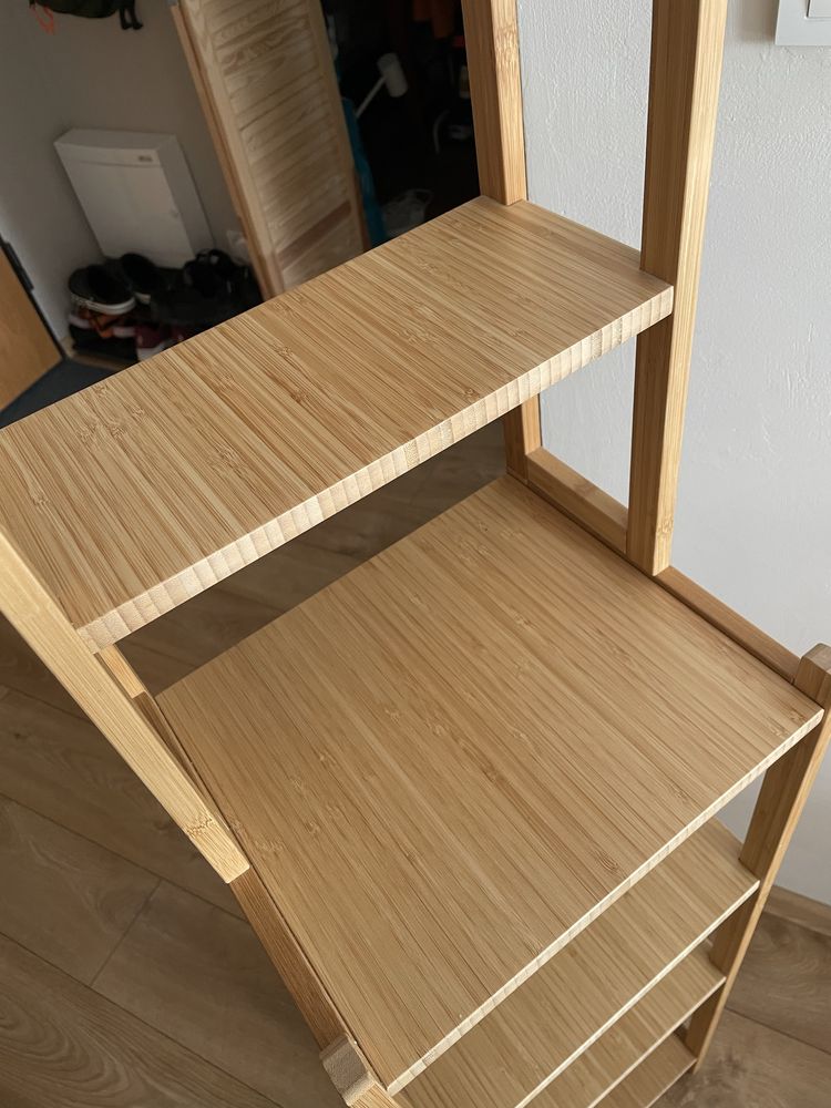 Regał bambus / bambusowy RAGRUND Ikea, używany, stan idealny.