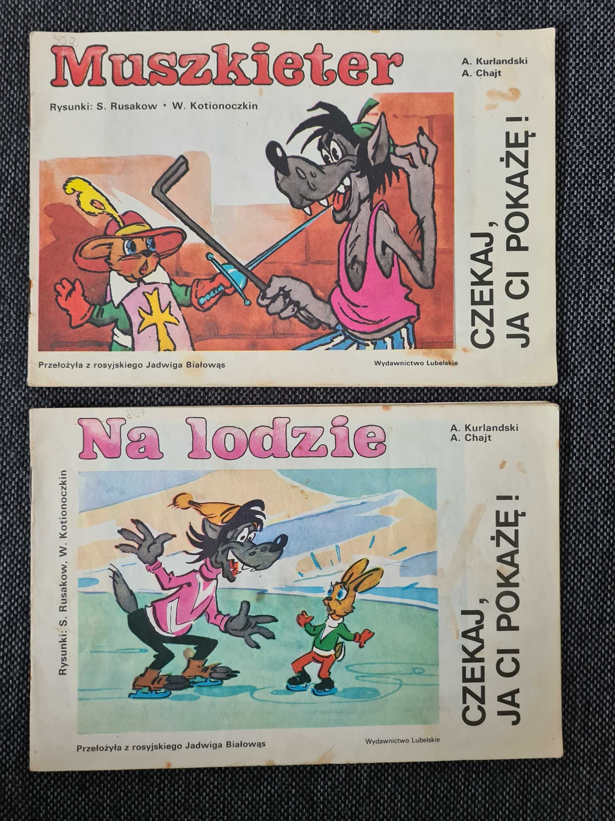 Czekaj, ja ci pokażę! Wilk i Zając (x7) A. Kurlandski, A. Chajt