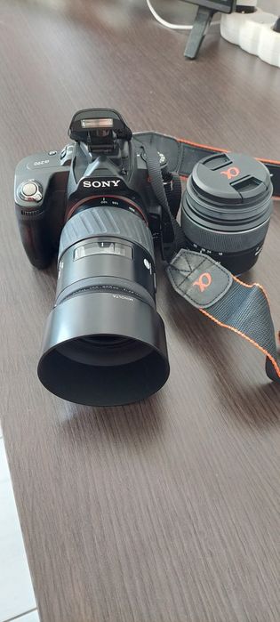 Aparat lustrzanka SONY Alfa 390 + obiektywy !