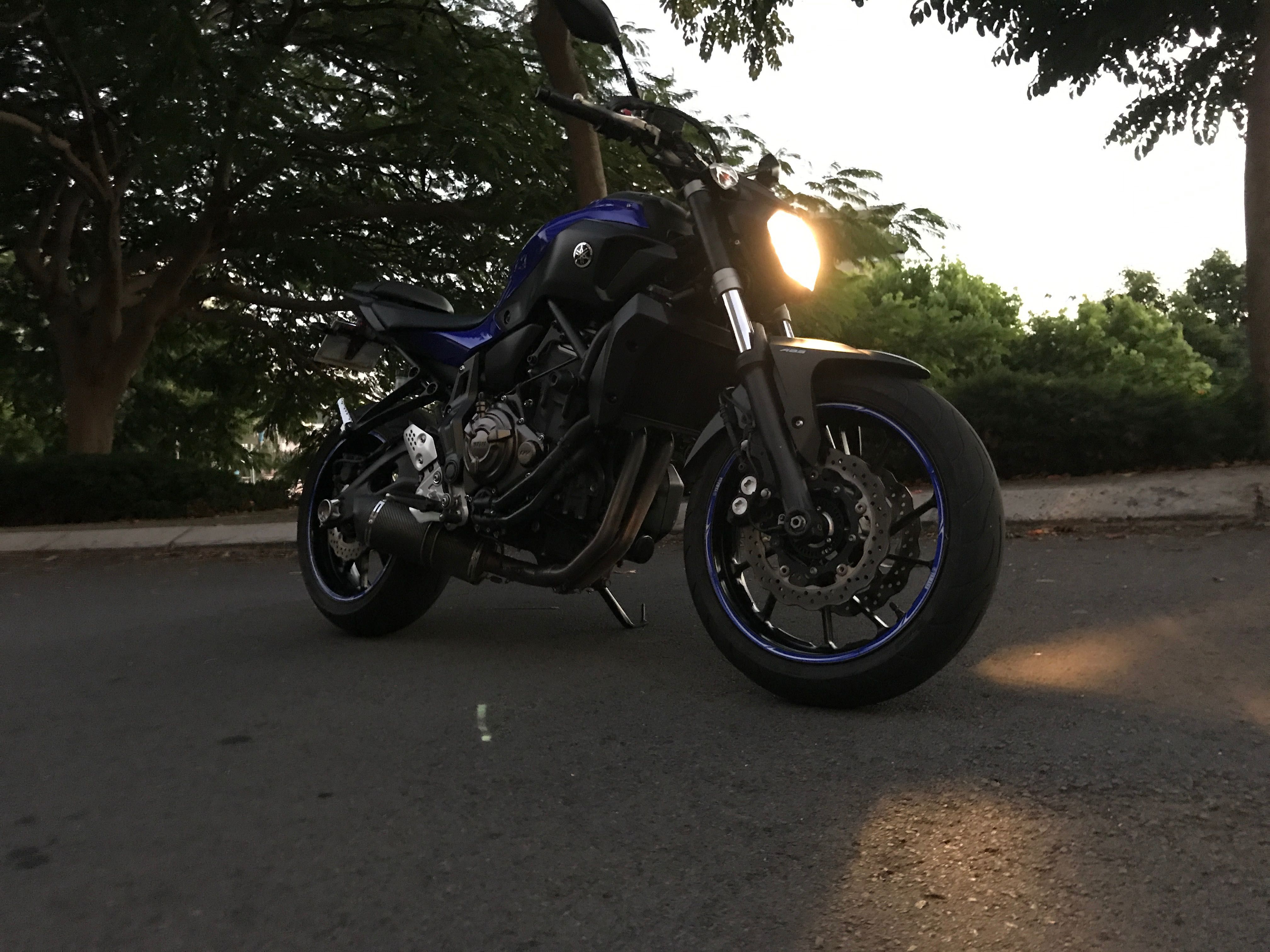 Yamaha MT 07  Azul