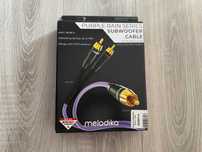 Kabel Melodica MDSWY15 typu Y 1,5 m chinch do subwoofera NOWY