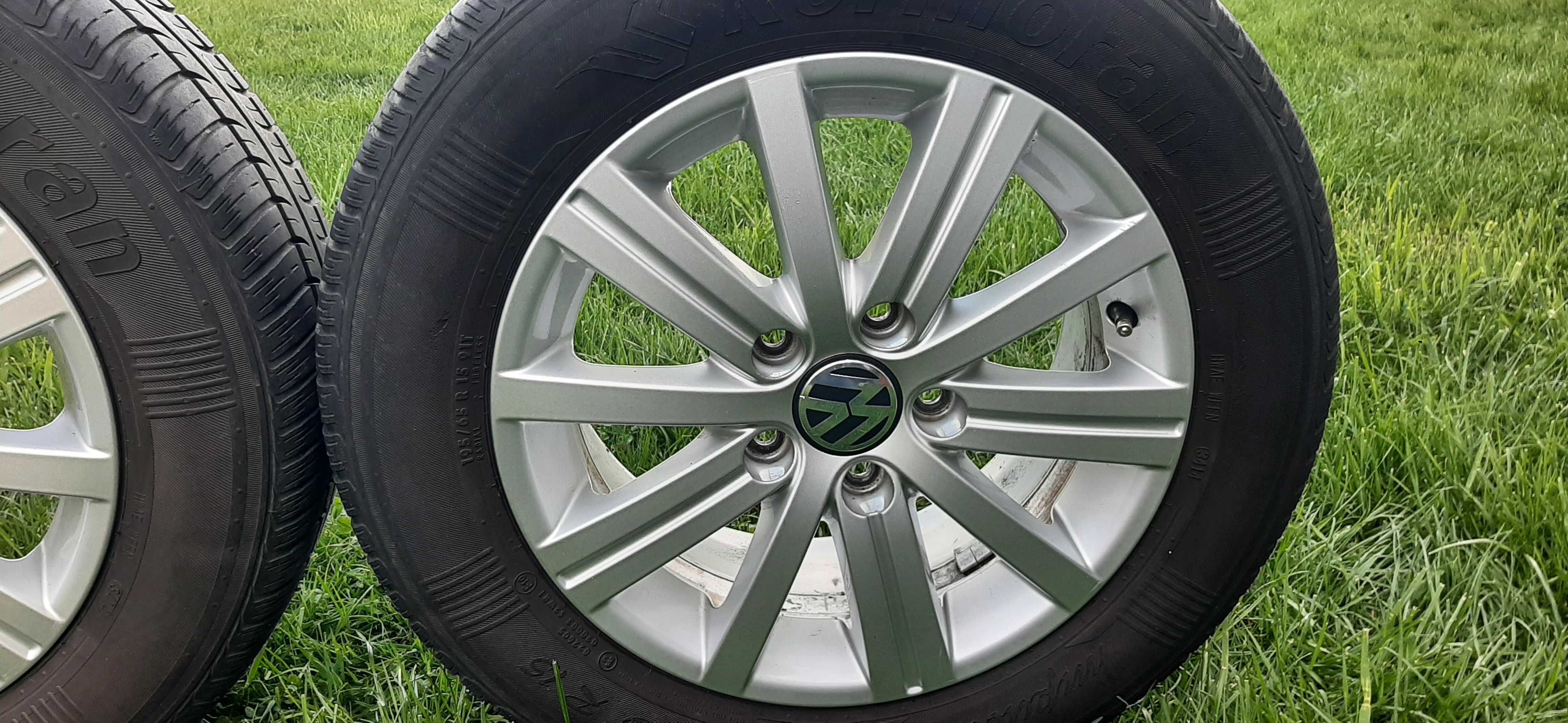 Alufelgi WELLINGTON VW koła 15", 5x112 Golf Passat 195/65R15 wysyłka