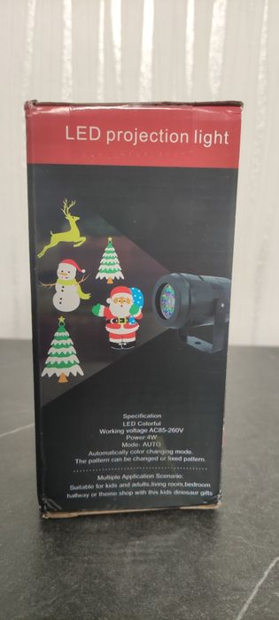 Projetor luz led rotativa Natal / Festas