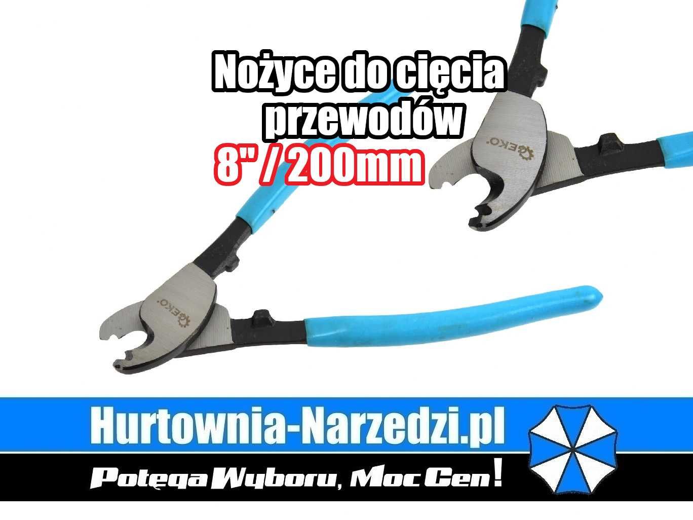 Nożyce do cięcia przewodów 8" Geko