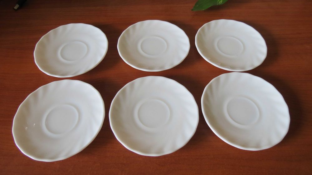 Komlet 6 filiżanek i talerzyków Arcopal 100 ml