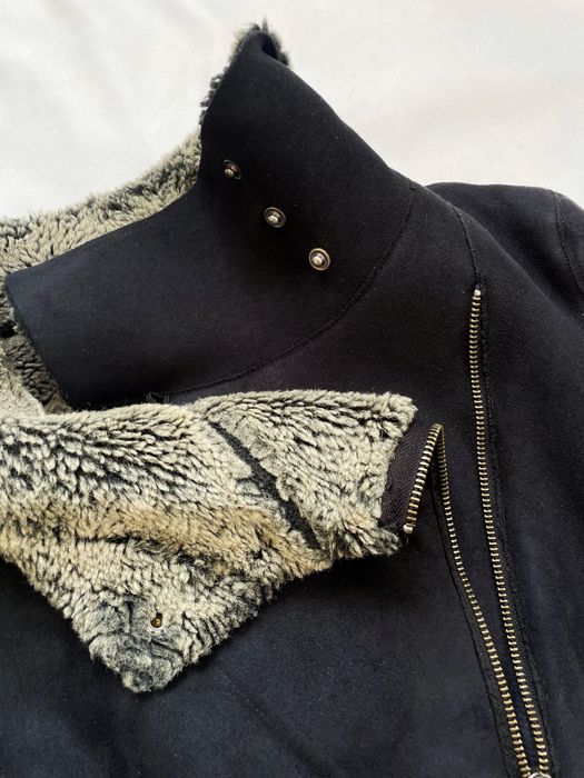 Тепла дублянка-косуха, жіноча дублянка на осінь-зиму,трендова дублянка