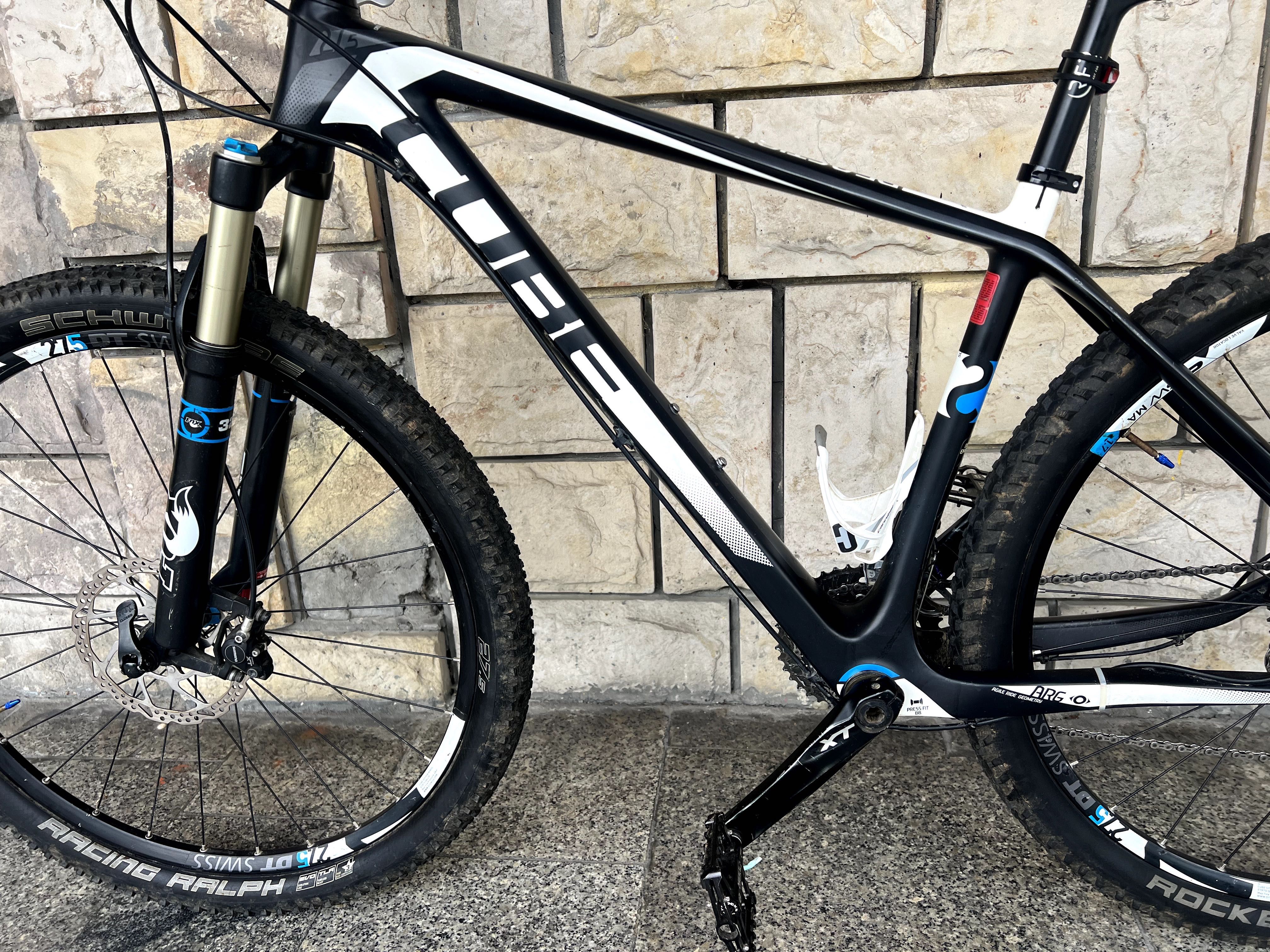 Rower MTB Carbon Cube Reatcion 27.5 GTC FULL XT Fox32 DT SWISS