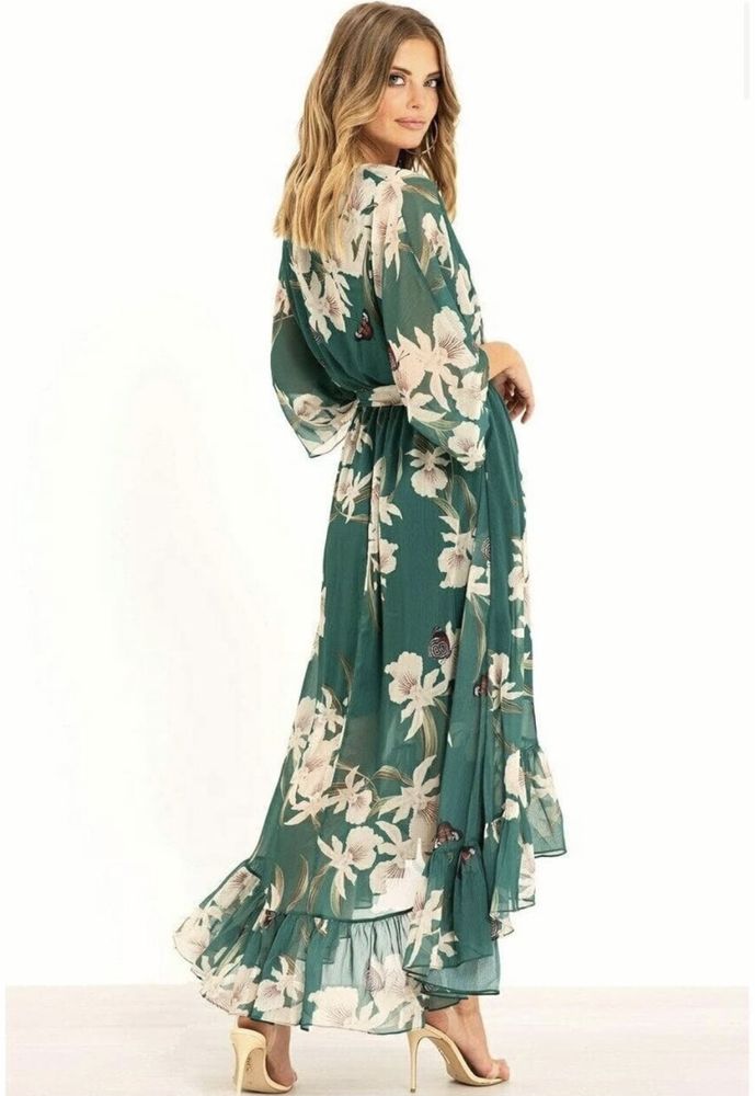 Vestido fresco estilo kimono (M/L)