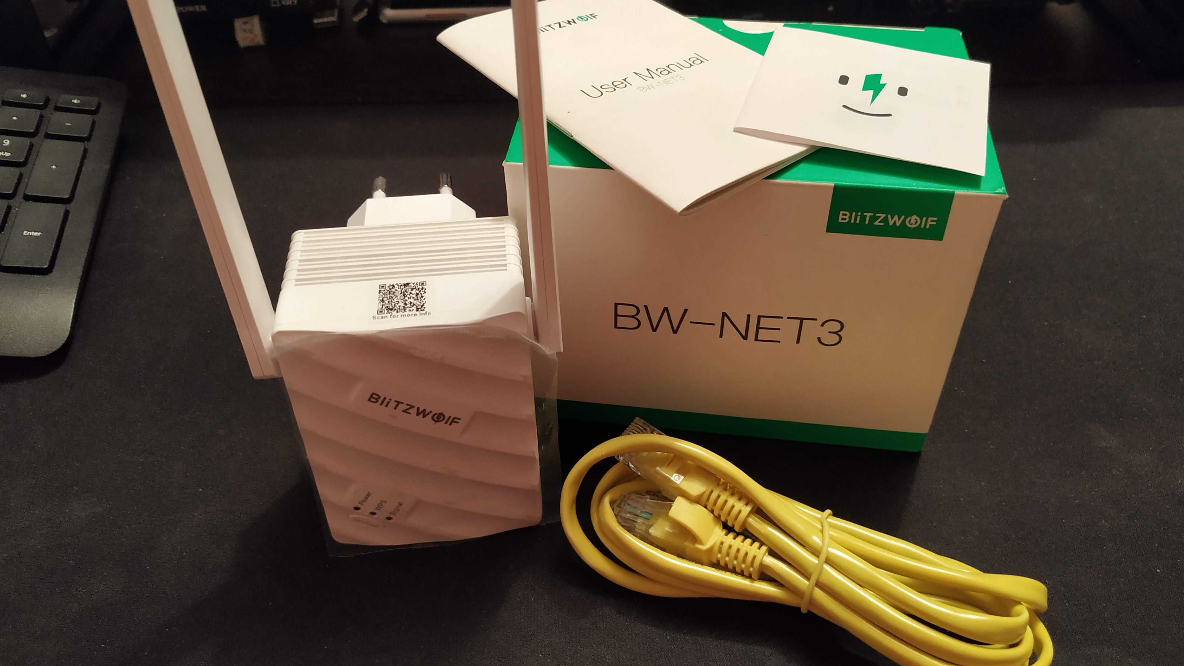 Repetidor Wireless BW-NET3 2,4/5Ghz (Branco) - BLITZWOLF