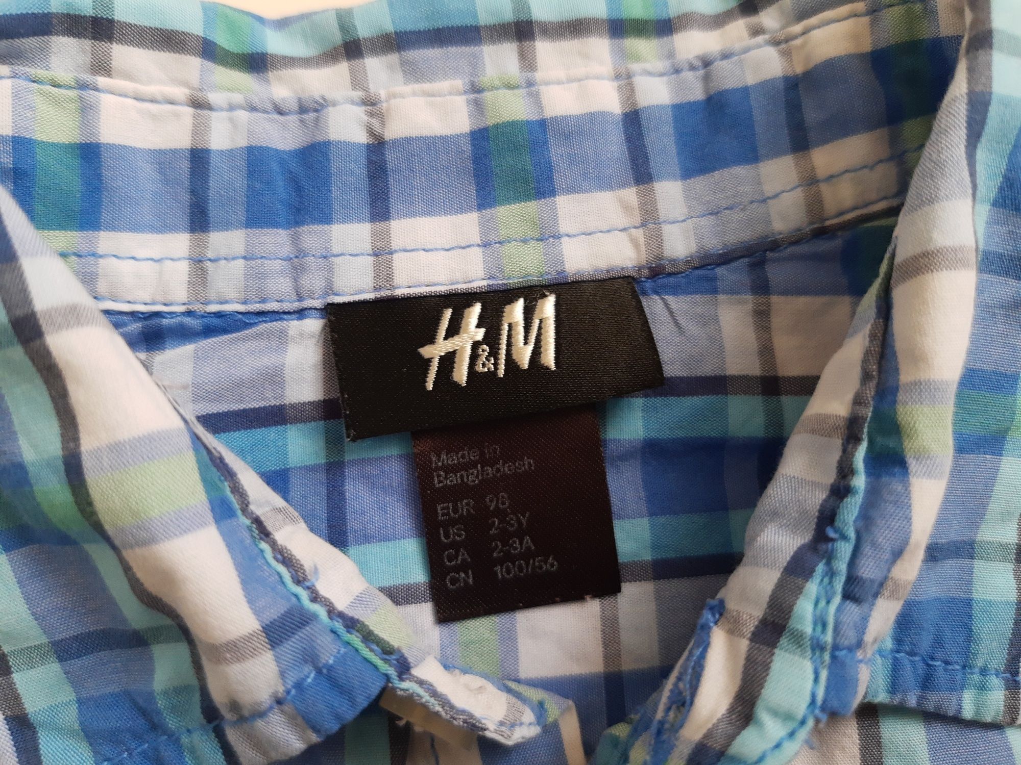 Koszula w kratę H&M 98