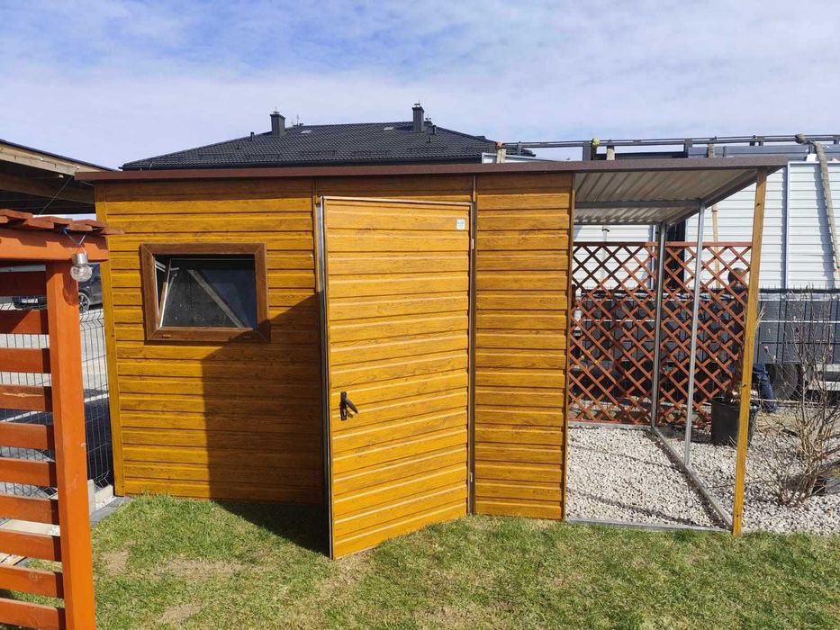 Złoty Dąb Garaż Blaszany-Schowek Narzędziowy |Wiata Ogrodowa–Maj-Blach