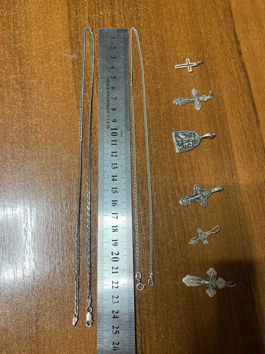 Продам серебрянные цепочки