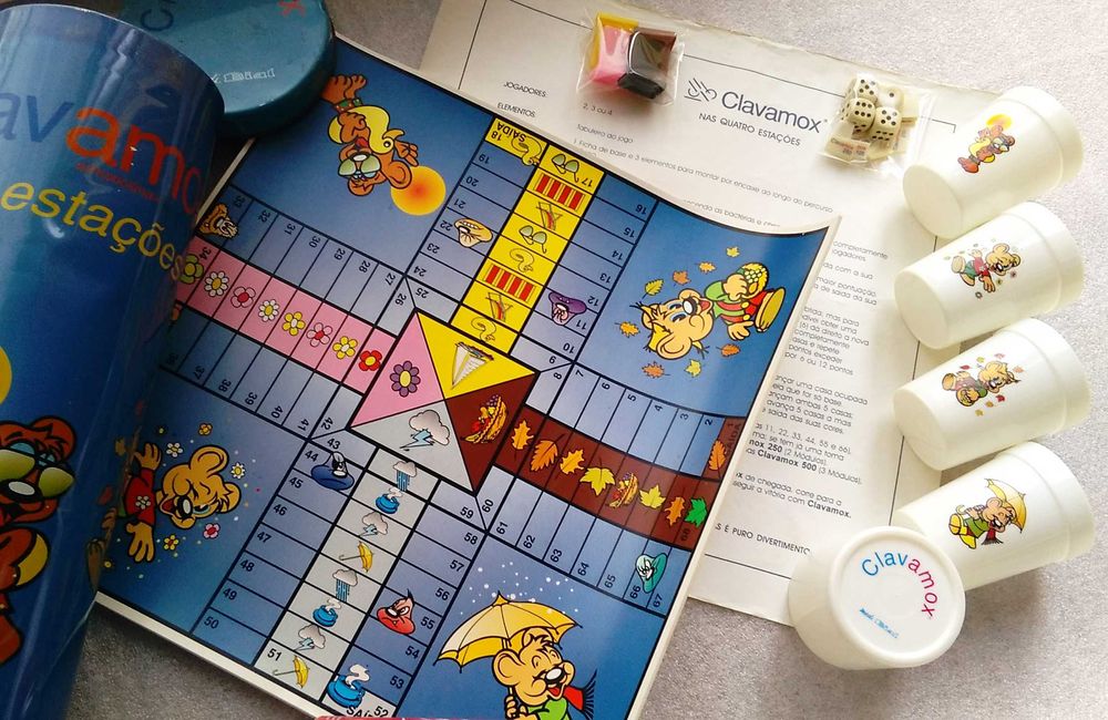 Antigo Jogo "Nas 4 Estações" oferta de luxo Bial ~ Anos 80 ~ RARISSIMO
