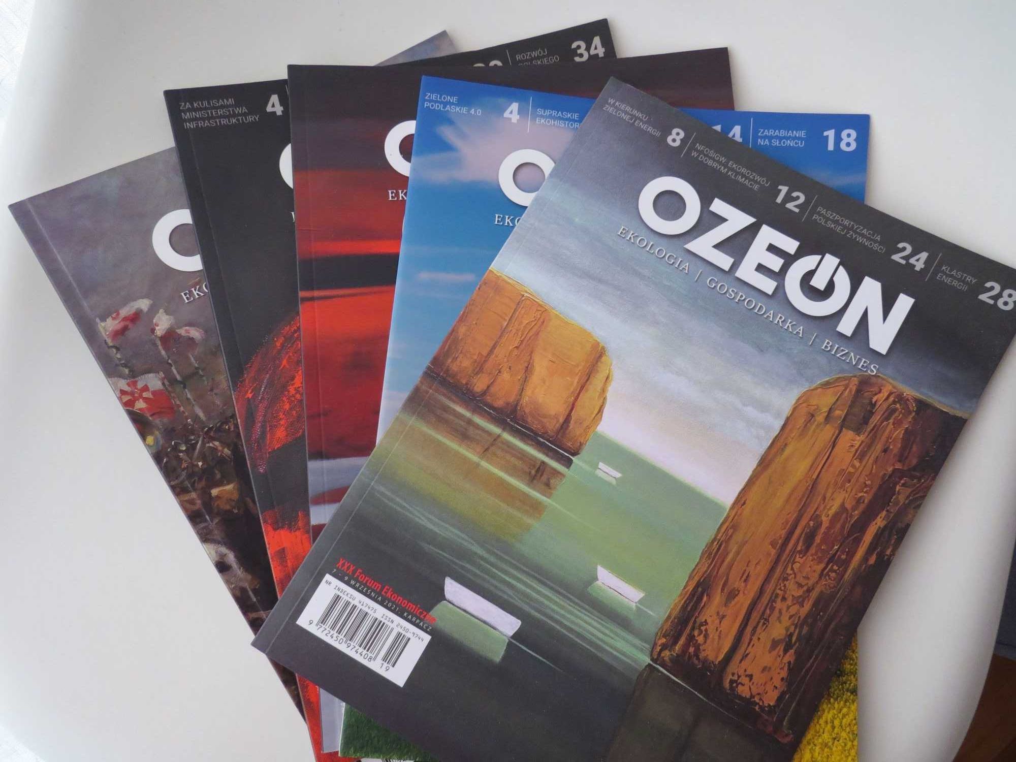 Ozeon magazyn ekologia gospodarka biznes