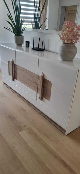 Zestaw mebli Biały połysk