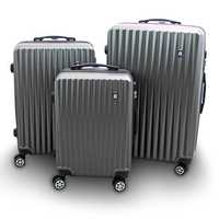 Zestaw 3 walizek podróżnych BARUT M L XL KOLOR SZARY=17077
