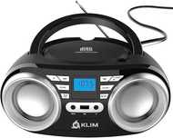 KLIM B3 przenośny odtwarzacz CD Bluetooth Boombox z radiem FM,