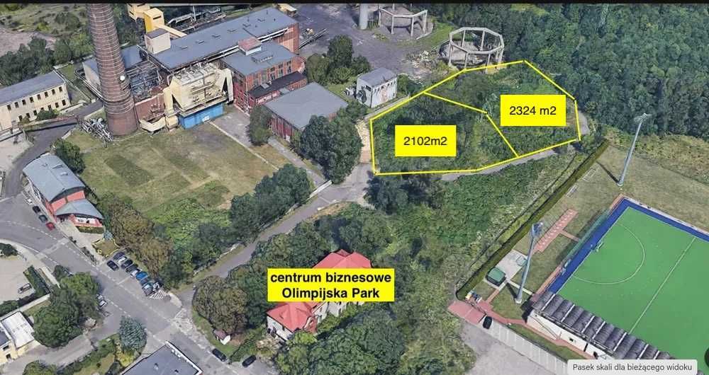 działka usługowa Siemianowice ul. Lubiny / Olimpijska 4428m2