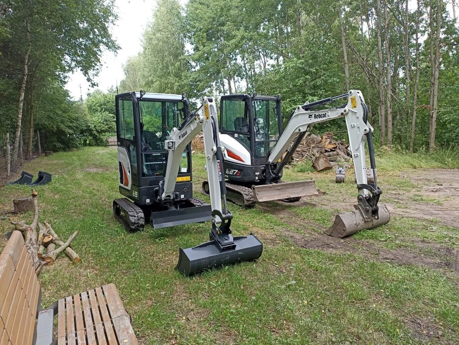wypożyczalnia wynajem minikoparka mini koparka 3 tony bobcat jcb cat