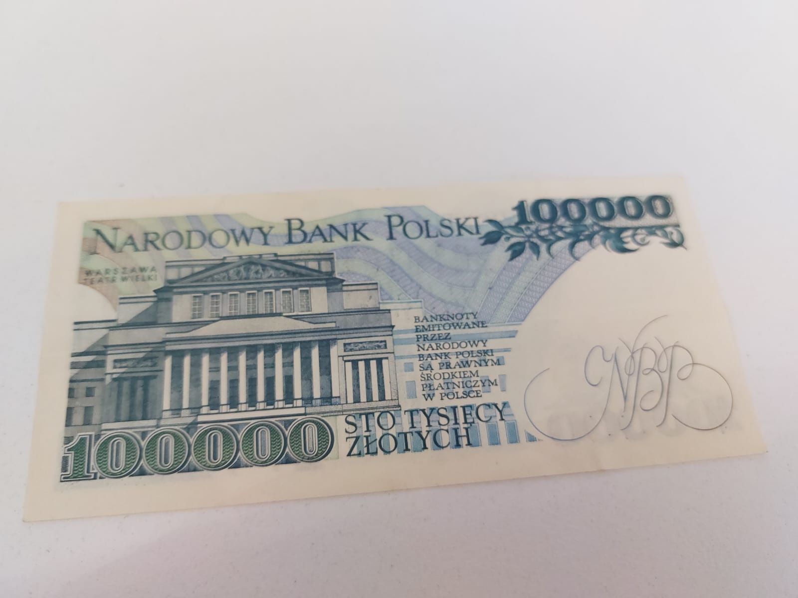 Banknoty PRL 2 sztuki 50000 i 100000