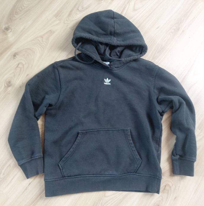 Bluza Adidas S czarna  z kapturem