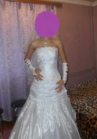 Продам свадебное платье + аксессуары