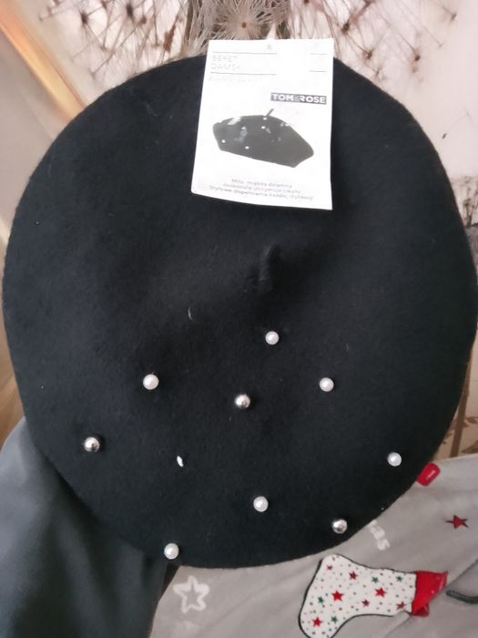 Nowy Beret damski TOM&ROSE jeden rozmiar