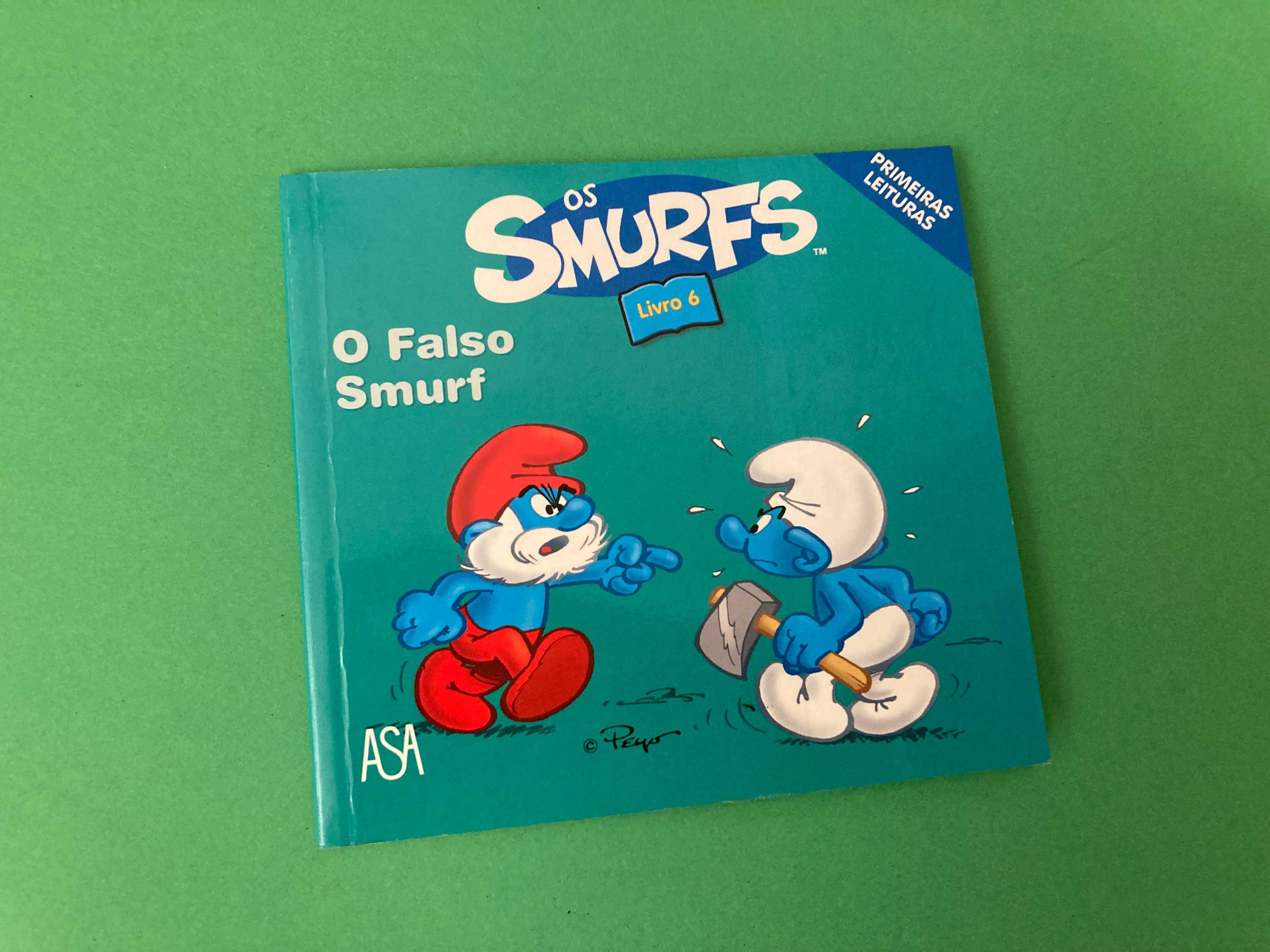 Livro da Colecção Os Smurfs O Falso Smurf Asa