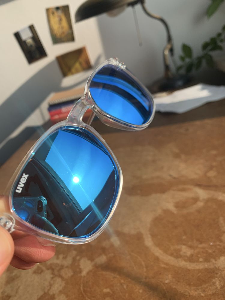 Transparentne polaryzacyjne okulary przeciwsłoneczne UVEX LGL 49 P