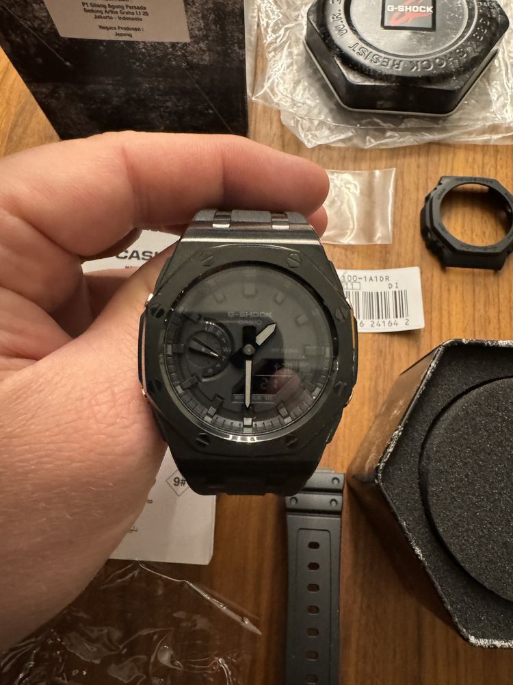 G-shock custom AP full black jak nowy audemars piquet look