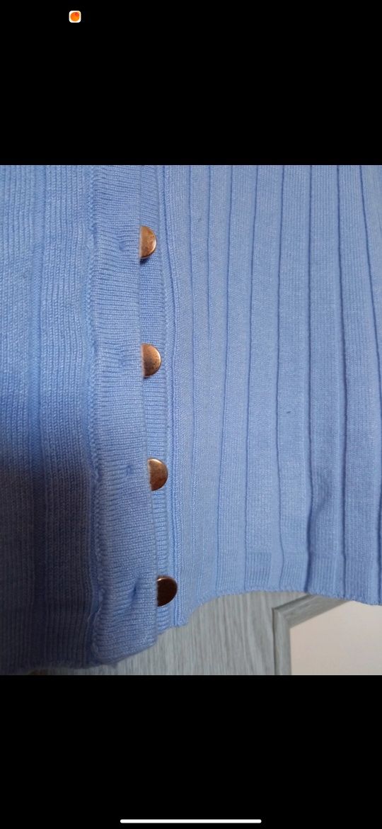 Sweter top z krótkim rękawem