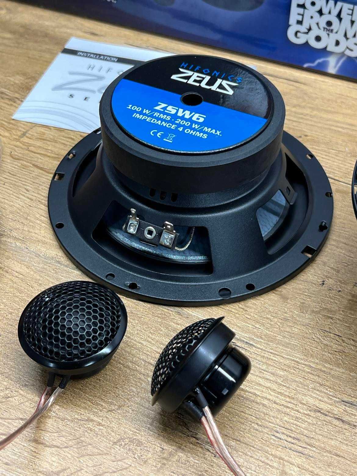 HiFonics ZS6.2E  głośniki 165 mm  100W RMS Montaż Car Audio Koszalin