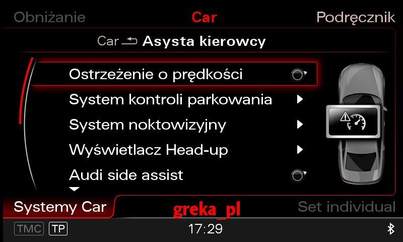 Konwersja kodowanie mapa USA NA EU AUDI A4 A5 Q5 Q7 MMI 3G+ 3GPLUS