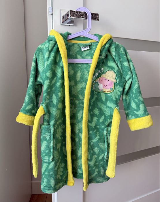 Szlafrok Pegga Pig 98 dla chłopca