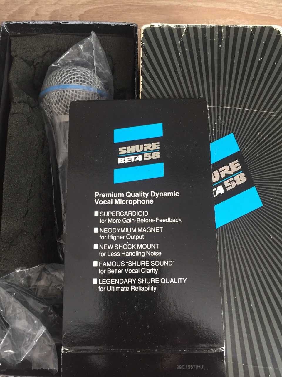 Мікрофон - Shure Beta 58-USA-новий, Обмін!